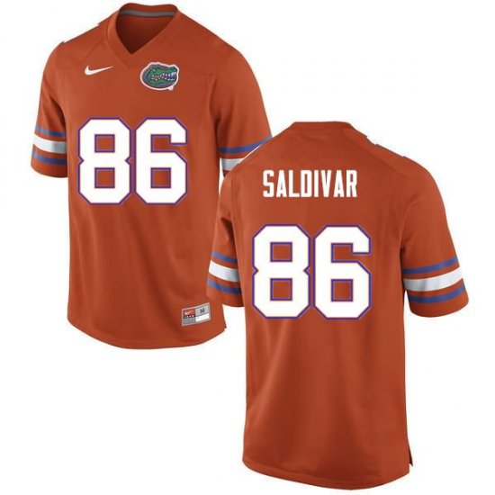 Men's Florida Gators #86 Andres Saldivar NCAA Nike Orange Authentic Stitched College Football Jersey NUA4262ZJ